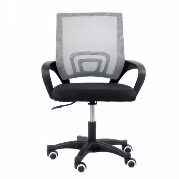 Fotel Biurowy Obrotowy Krzesło Obrotowe Szary