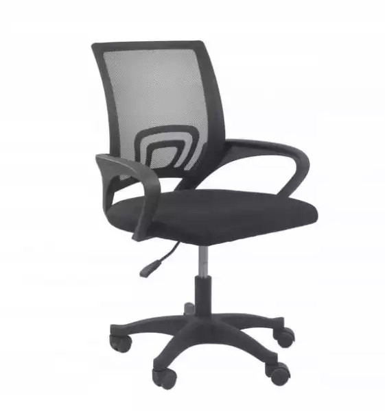 Fotel Biurowy Obrotowy Krzesło Obrotowe Czarny