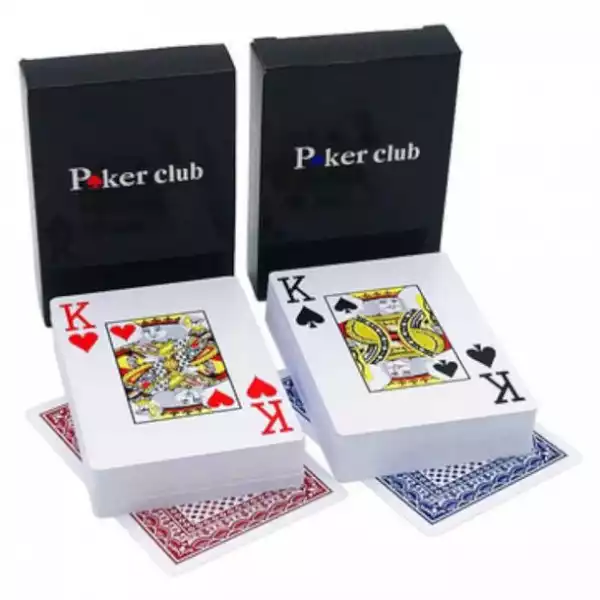2 X Karty Do Gry 100% Plastik Zestaw Pokera Poker
