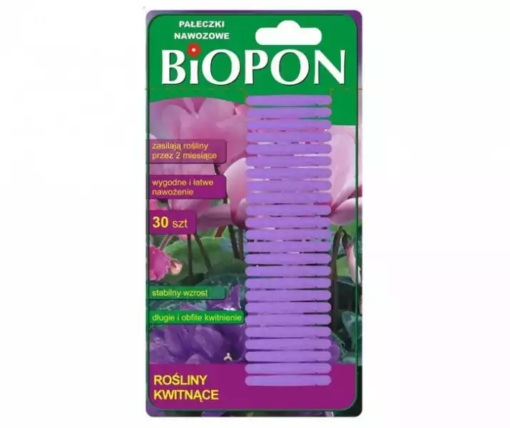﻿pałeczki Nawozowe Rośliny Kwitnące 30 Sztuk Biopon