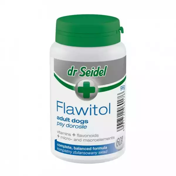 ﻿dr Seidel Flawitol Dla Psów Dorosłych 200 Tabletek