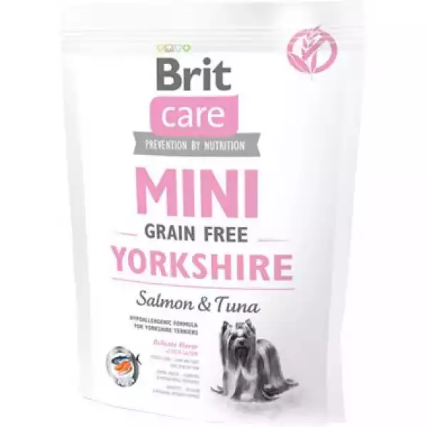 ﻿brit Care Mini Grain-Free Bezzbożowa Yorkshire Łosoś Tuńczyk Karma Dla Psów