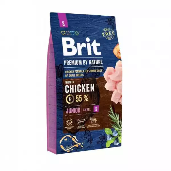 ﻿brit Premium By Nature Chicken Junior Kurczak Karma Dla Młodych Psów Małych
