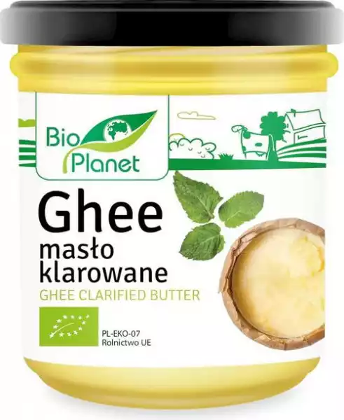 ﻿masło Klarowane Ghee Bio 250 G - Bio Planet