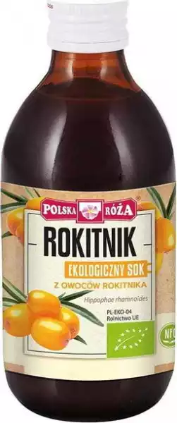 ﻿sok Z Owoców Rokitnika Bio 250 Ml - Polska Roża