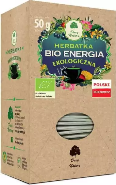 Herbatka Energia Bio (25 X 2 G) - Dary Natury