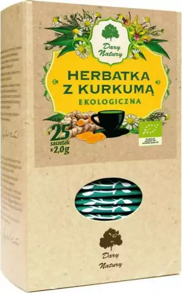 ﻿herbatka Z Kurkumą Bio (25 X 2 G) - Dary Natury