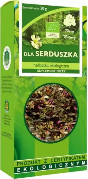 Herbatka Dla Serduszka Bio 50 G - Dary Natury