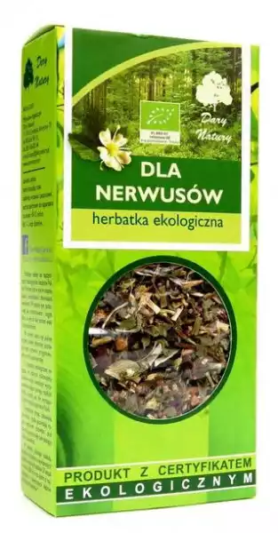 ﻿herbatka Dla Nerwusów Bio 50 G - Dary Natury