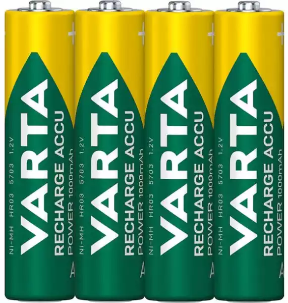 4 X Akumulatorki Baterie Varta R3 Aaa 1000 Mah 1,2V