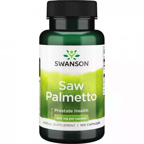 ﻿swanson Saw Palmetto 540Mg 100 Kapsułek Palma Sabałowa - Suplement Diety