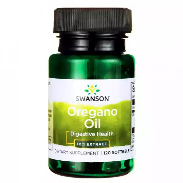 ﻿swanson Oregano Oil 150Mg 120 Kapsułek Ekstrakt 10:1 Olej Z Oregano - Suple