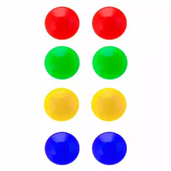 ﻿kolorowe Okrągłe Magnesy Do Tablic Magnetycznych 8 Szt