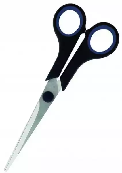 ﻿nożyczki Biurowe Nożyce 16 Cm Czarne Nierdzewne