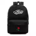 Plecak Szkolny Vans Realm Backpack Custom Red Rose Róża - Vn0A3U
