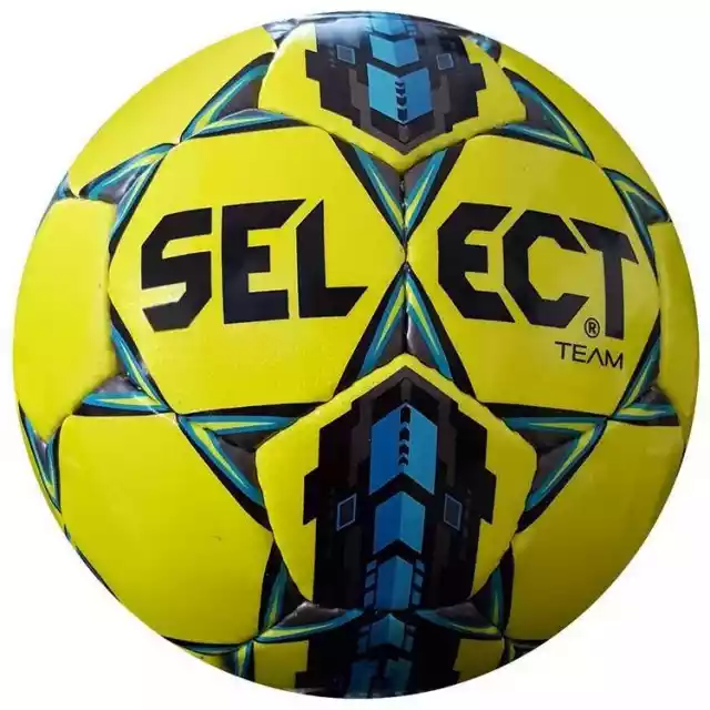 Piłka Nożna Select Team Niebiesko-Żółta Rozmiar 5