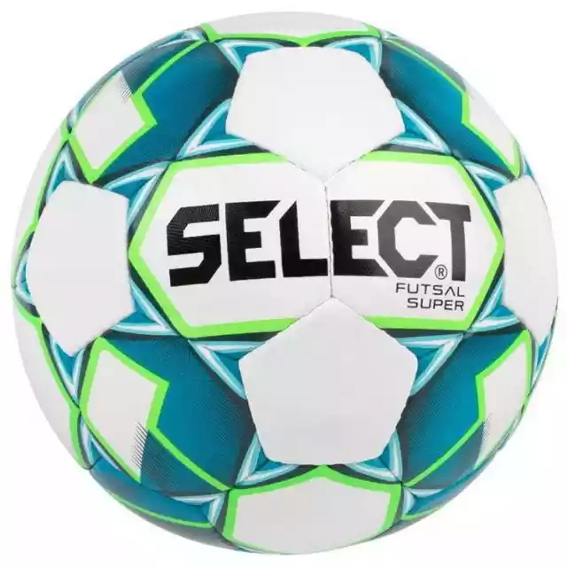 Piłka Nożna Select Select Futsal Super 2018 Biało-Niebieska 