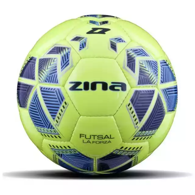 Piłka Nożna Zina Futsal La Forza Granatowo-Żółta Rozmiar 4