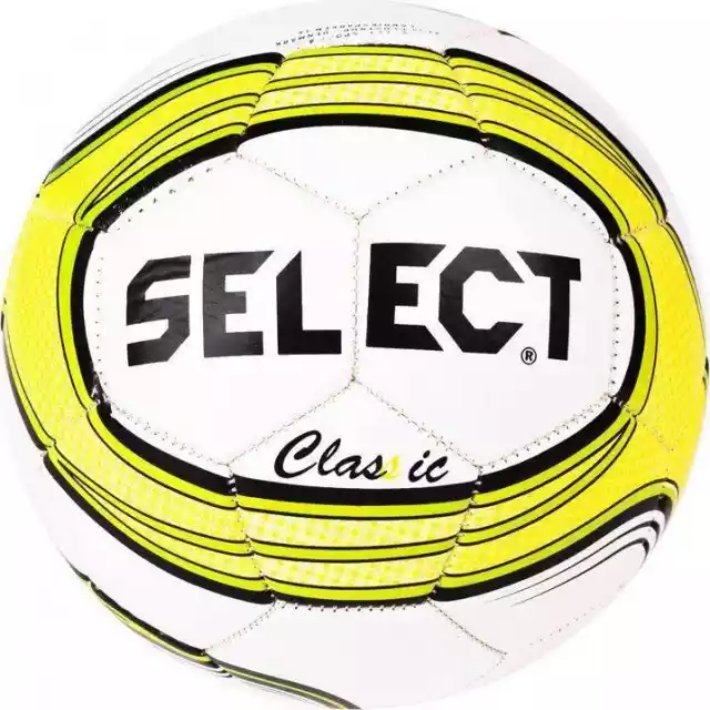 Piłka Nożna Select Classic 4 Biało-Żółty