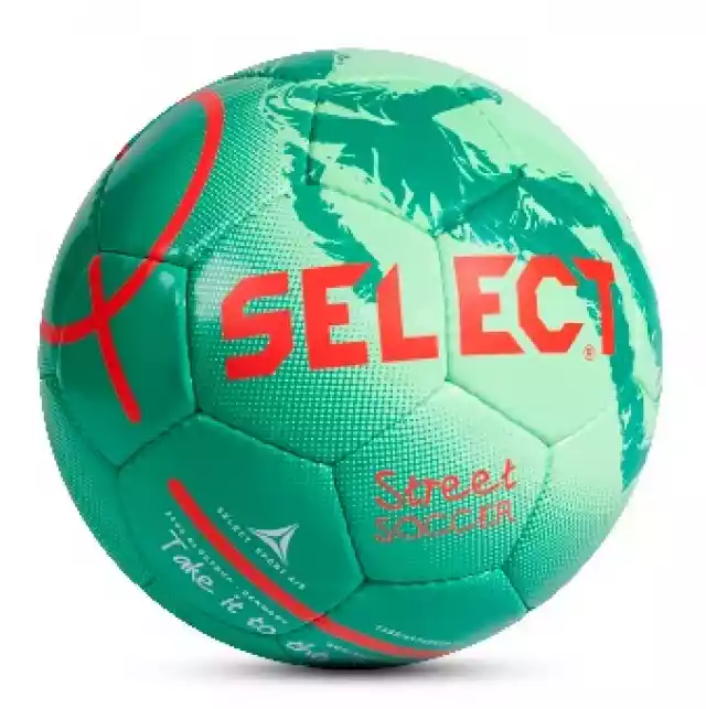 Piłka Nożna Select Street Soccer Miętowo-Pomarańczowa