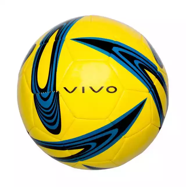 Piłka Nożna Vivo Shape 4 Żółto-Niebieska