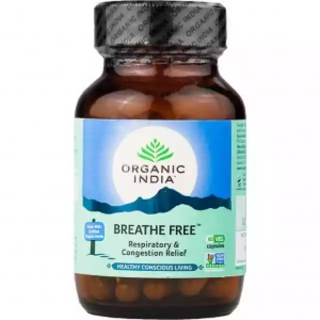 Breathe Free Organic India 60 Kaps Suplement Diety