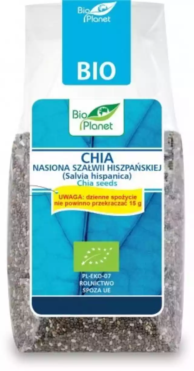 Chia - Nasiona Szałwii Hiszpańskiej Bio 200 G - Bio Planet