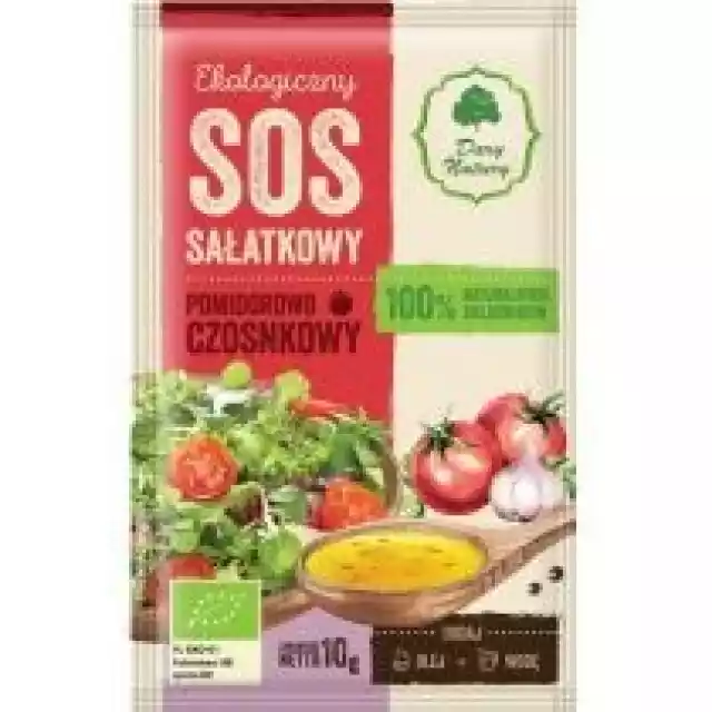 Dary Natury Sos Sałatkowy Pomidorowo - Czosnkowy 150 G Bio