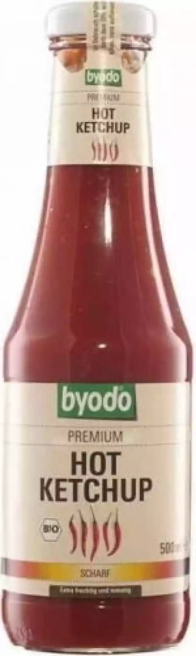 Ketchup Pikantny Bez Glutenu Bio 500 Ml Byodo