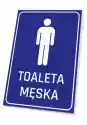 Tabliczka Toaleta Męska T233