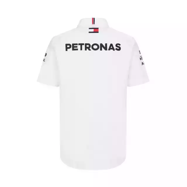Koszula Męska Wyjściowa Team Biała Mercedes Amg F1 2022