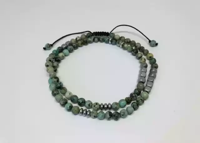 Bransoletka African Turquoise Double S