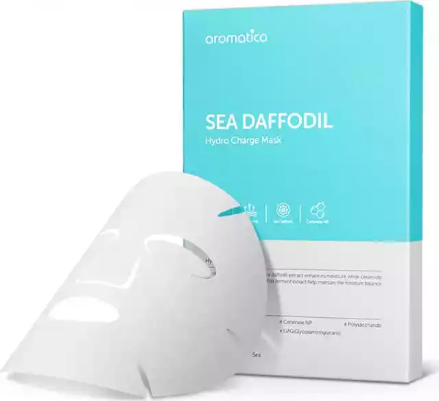 Aromatica - Sea Daffodil Hydro Charge Mask Organiczna, Nawilżają