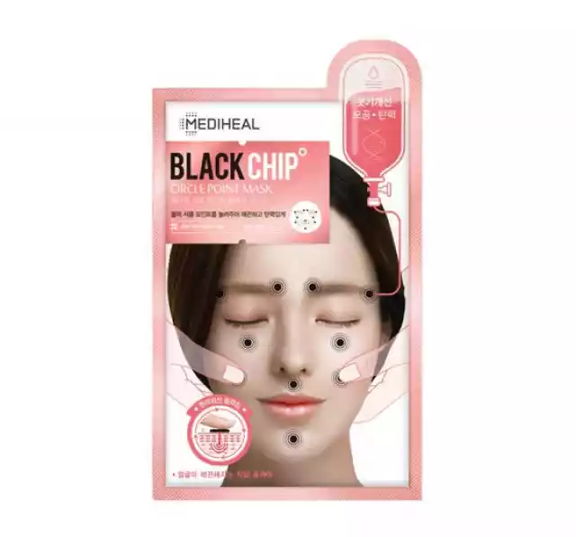 Mediheal - Circle Point Blackchip Maska Przeciwzmarszczkowa Z Pe