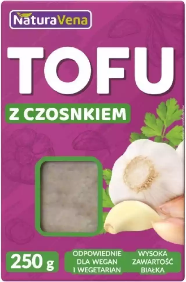 Tofu Kostka Czosnkowe 250 G - Naturavena