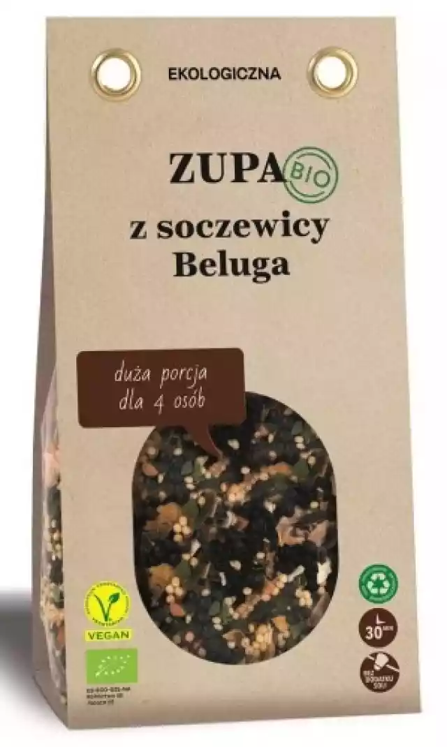 Mieszanka Na Zupę Z Soczewicy Beluga Bio 210 G - Zakwasownia