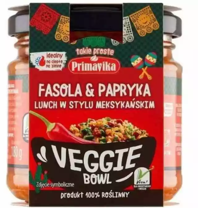 Veggie Bowl - Fasola & Papryka Lunch W Stylu Meksykańskim 180 G
