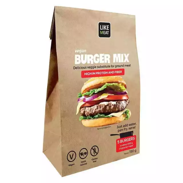 Cultured Foods − Vegan Burger Mix, Roślinny Zamiennik Mięsa − 19