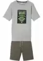 T-Shirt Chłopięcy + Bermudy Dresowe (2 Części)