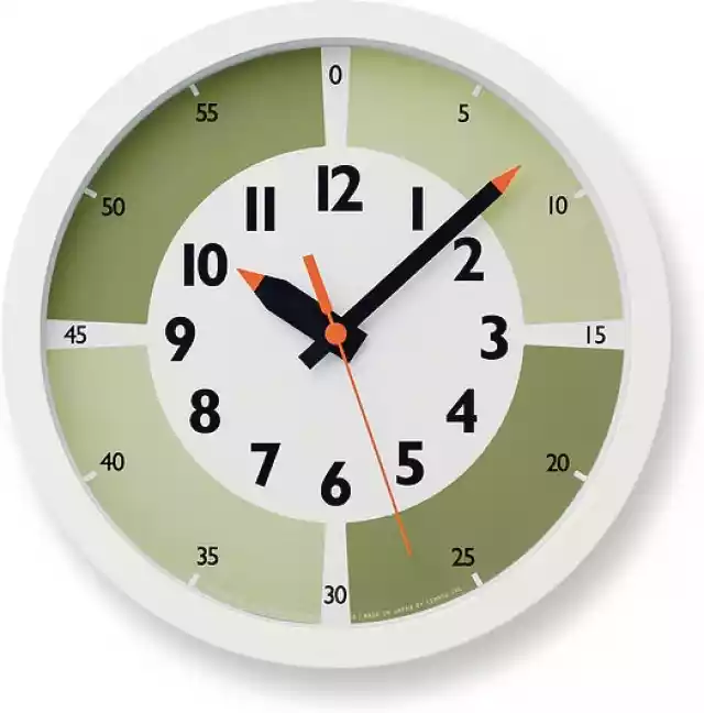 Zegar Ścienny Fun Pun Color 24,8 Cm Zielony