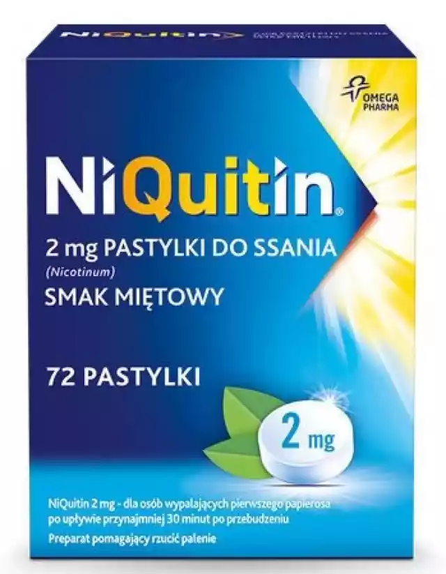 Niquitin 2Mg X 72 Pastylki Miętowe