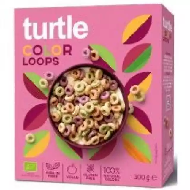 Turtle Krążki Śniadaniowe Zbożowe Kolorowe Bezglutenowe 300 G Bi