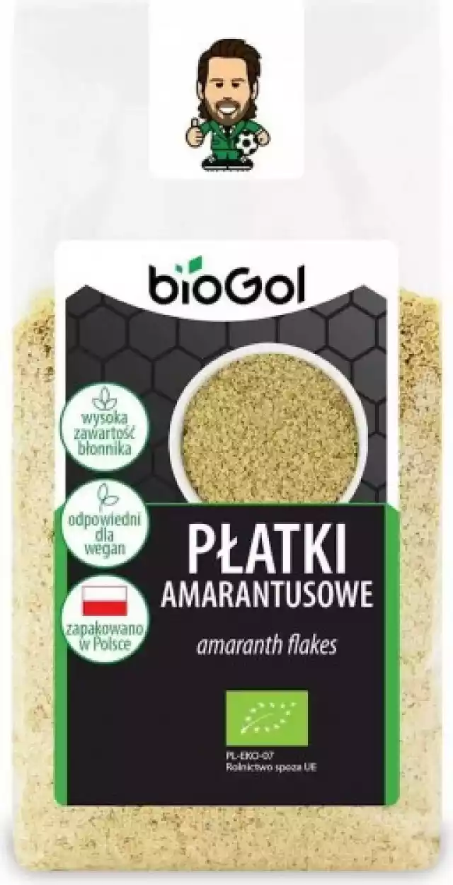 Płatki Amarantusowe Bio 300 G - Biogol