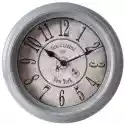 Zegar Ścienny Metalowy Wiszący Industrialny Retro Vintage Okrągł