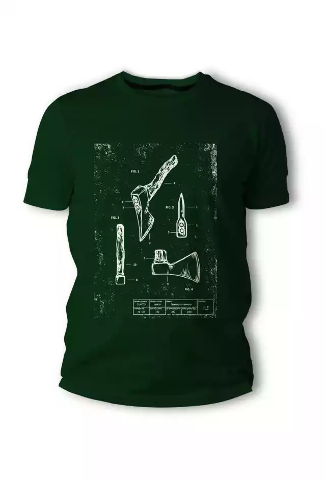 Koszulka Tigerwood Tech-Axe Zielona Rozmiar M (Tw.techaxe-Grn-M)