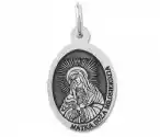 Medalik Srebrny Z Wizerunkiem Matki Bożej Miłosierdzia 