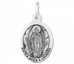 Medalik Srebrny Z Wizerunkiem Matki Bożej Z Lourdes _01