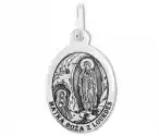 Medalik Srebrny Z Wizerunkiem Matki Bożej Z Lourdes _02