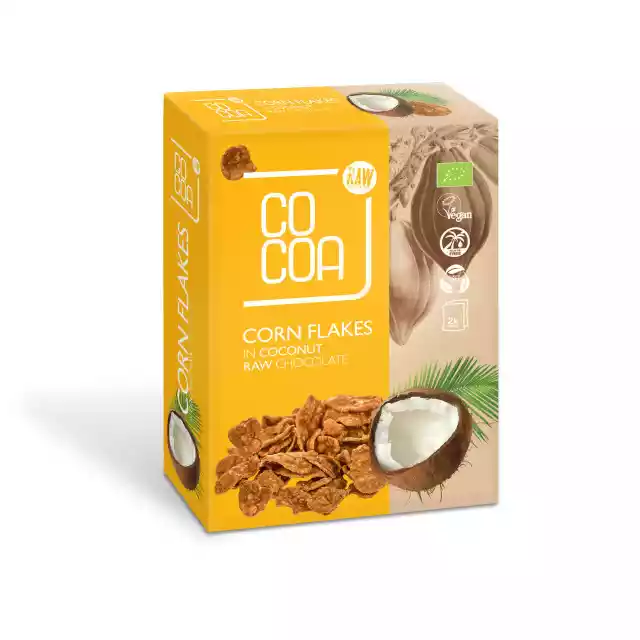Płatki Kukurydziane W Czekoladzie Kokosowej Bio 200G