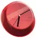       
                            Zegar Ścienny (Czerwony) Glam